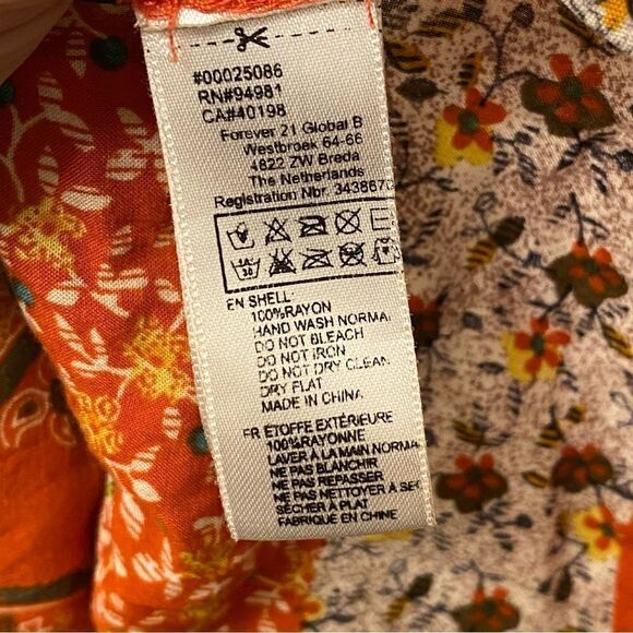 Forever 21 boho Paisley print patchwork Spaghetti country Dress Y2K maxi M - Picture 12 of 13